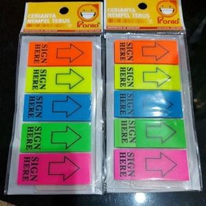 POST IT SIGN HERE PRONTO KERTAS MEMO & STICKY NOTES LABEL TAPE