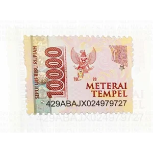 MATERAI TEMPEL 10 RIBU-ALAT TULIS LAINNYA