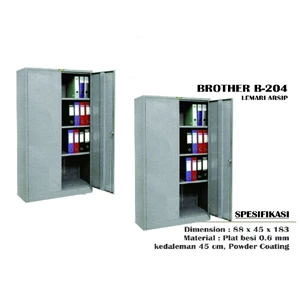 Brother Type B-204 Filing Cabinet 2 Doors