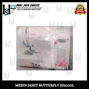 MESIN JAHIT PORTABLE JD 6100L BUTTERFLY 