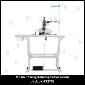 Mesin Jahit Industri Pasang Kancing Servo motor JK-T1377E Jack  