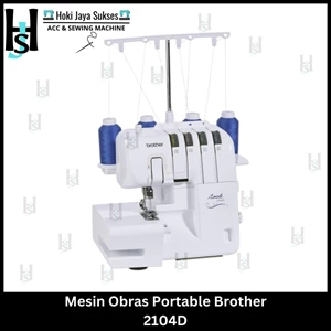  2104D Brother portable overlock/overlock sewing machine