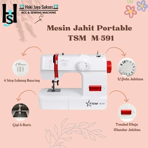 Mesin Jahit Portable / Mini M591 / M-591 TSM