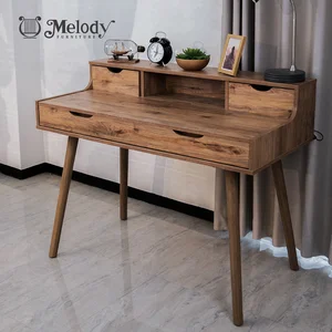 Meja Staff Melody Furniture - Meja Kerja Belajar Komputer Tulis Eriko Desk Fairfield
