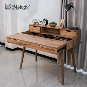 Meja Staff Melody Furniture - Meja Kerja Belajar Komputer Tulis Eriko Desk Fairfield