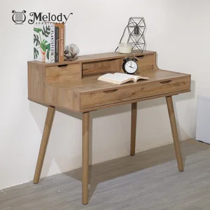 Meja Staff Melody Furniture - Meja Kerja Belajar Komputer Tulis Eriko Desk Fairfield