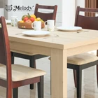 Meja Makan Melody Furniture - Meja Makan Rectangle Table Dining Table JUMBO DT 190 KITM PPRJH7911GT 6