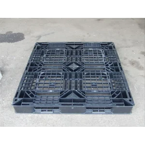 Pallet plastik ukuran 110x110x12 cm baru/bekas