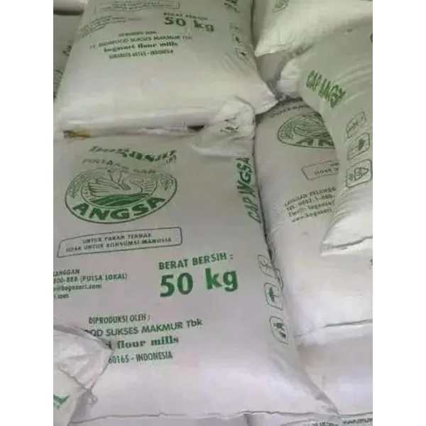 Pollard gandum untuk pakan ternak 