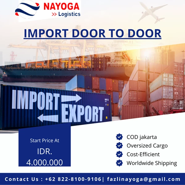 Jasa import murah By PT. Nayoga Mulya Anugerah