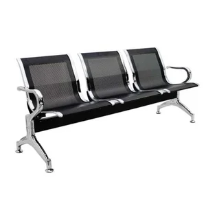 KURSI TUNGGU BESI STAINLESS - 3 SANDARAN IMP-G03