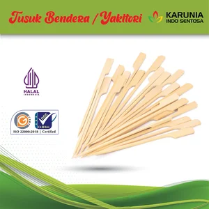 Flag Skewer /Paddle Skewer / Yakitori Skewer 20 CM