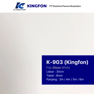 Kingfon K-903 Flat GLOSS White by Shunda Plafon