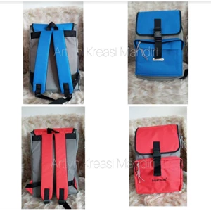 BLD02 Codura Backpack - Blue/Red