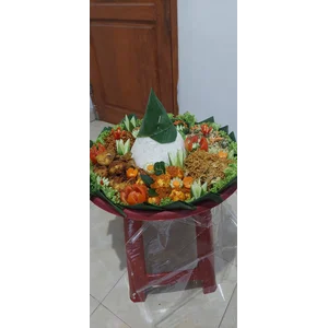 Nasi Tumpeng Lengkap Ukuran Besar