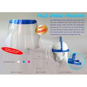 Face Shield Premium Bahan Polycarbonat