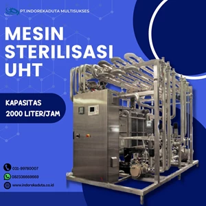 UHT sterilizer with a capacity of 2000 liters per hour Direct system