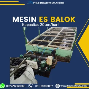 Mesin Es balok Kapasitas 20ton/24jam