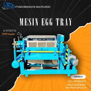 Mesin egg tray ET-030 Include pengering model multi layer metal dryer 
