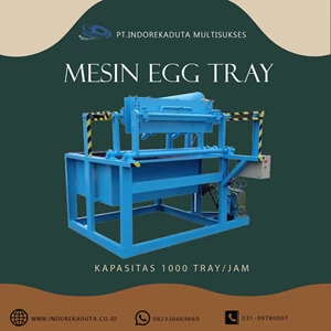 Mesin egg tray ET-010 includes a model without a dryer