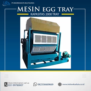 mesin egg tray ET-020 include a model without a dryer