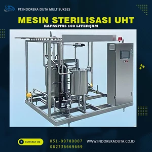 UHT Drink sterilizer machine capacity 100L/hour Indirect System
