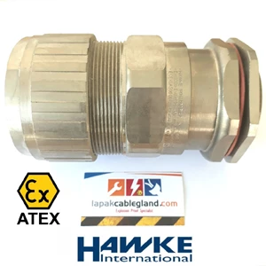 Exd Flameproof Cable Gland HAWKE 501/453/RAC/C2/M40 size M40 SWA armor Brass Nickel Plated 