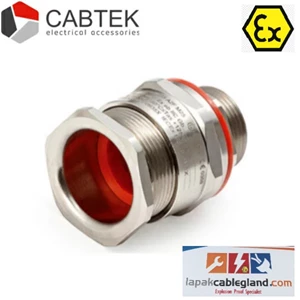 Exproof Cable Gland size 1"NPT CABTEK 32 A2F 1"NPT un-armour non armour Brass Nickel Plated hawke cmp