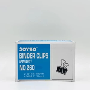 Binder Clip / Klip Kertas / Penjepit Kertas Joyko 260 / 1 BOX 12 PCS
