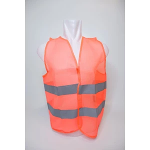 Rompi Safety Polyester Orange 2 Garis Reflektif