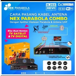 reciver Nex parabola combo dvb- t2 : Antena Parabola