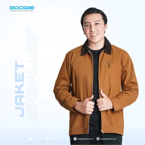 Jaket Boogie Ekslusive Pria Suede