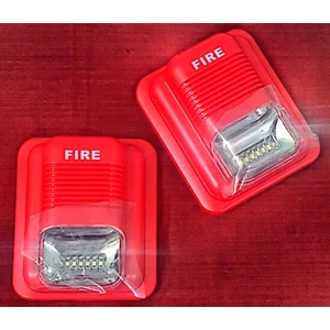 Sound light fire alarm system