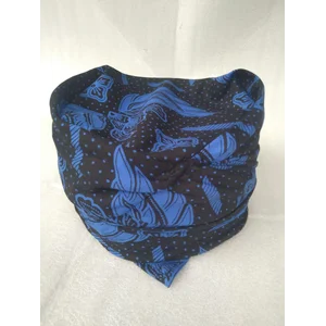  Lomar Ikat Kepala Baduy Bahan Citorek Warna Biru