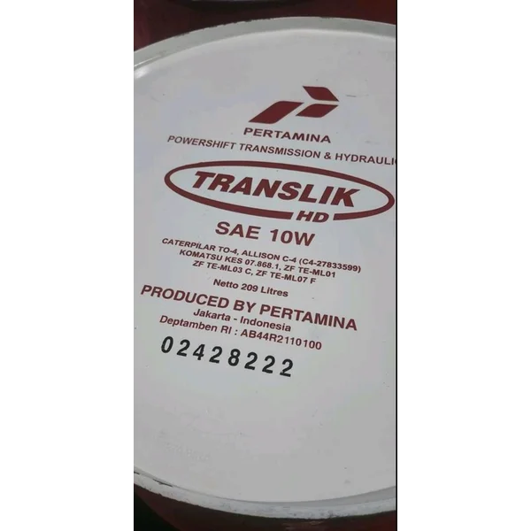 Oli Hidrolik PERTAMINA TRANSLIK HD 10W