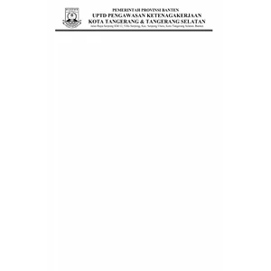 Blank Letterhead 80 gr 215 x 330 mm Sinar Dunia