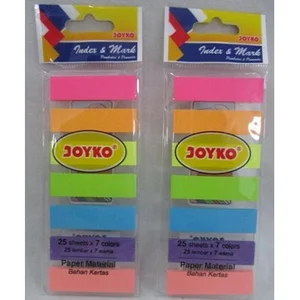 Kertas Memo & Sticky Notes Joyko IM-32 Ukuran 25 sheet x 7 color