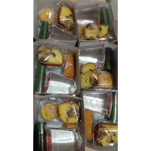 Snack Box lsi Lemper- Kue Susu - Risol- Air Mineral