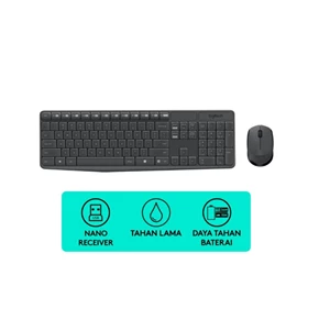 Mouse dan Keyboard Logitech MK235 Wireless