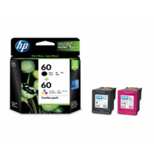 HP 60 Black Original Ink Cartridge Color Combo Pack