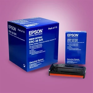 Cartridge Printer Epson ERC-38 Black and Red