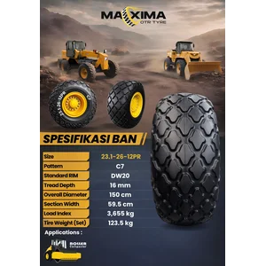 Ban Vibro Maxima 23.1-26 16 PR C7