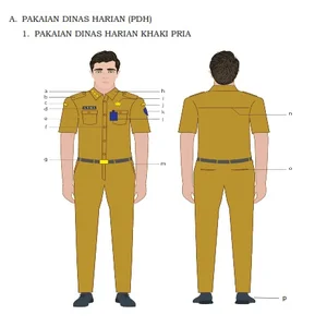 Pakaian Dinas Kantor bahan katun dan lainnya
