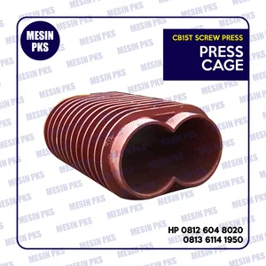 CB /MODIPALM/ PALMITECO P15 PRESS CAGE 15T Mesin Screw Press