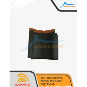 Genteng keramik kanmuri milenio medi black