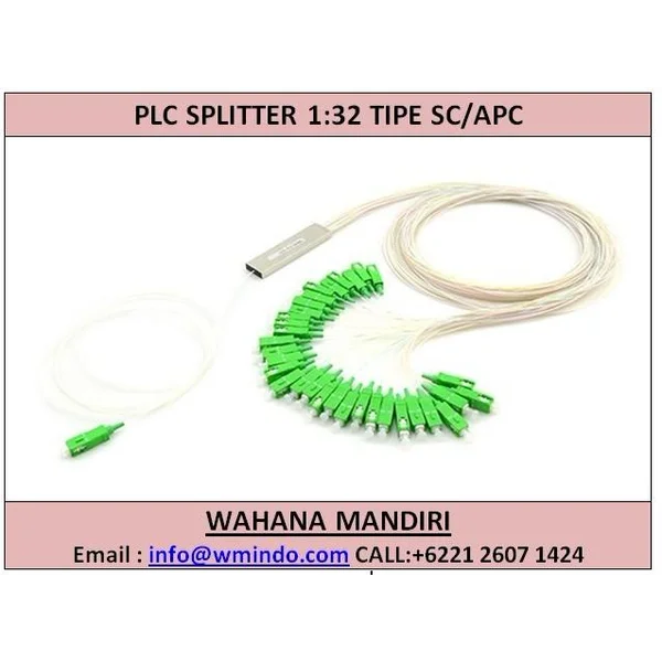 Plc Splitter 1 X 32 Box Sc Apc Singlemode