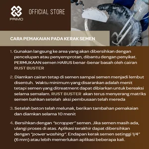 PRIMO Rust Buster 5L Pembersih Karat & Kerak Semen Rust and Concrete Remover Cairan Anti Karat