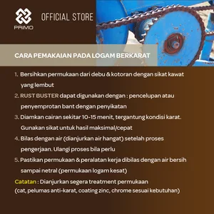PRIMO Rust Buster 5L Pembersih Karat & Kerak Semen Rust and Concrete Remover Cairan Anti Karat