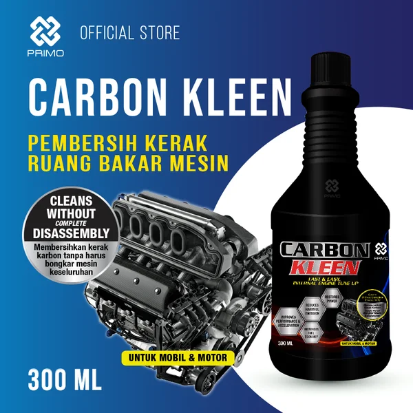 PRIMO Carbon Clean Pembersih Kerak Ruang Bakar Mesin 300 mL Suku Cadang Mobil Lainnya