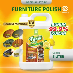 PRIMO Furnishine 5L Pembersih Serbaguna & Pengkilap Furniture dengan Antibacterial Disinfectant